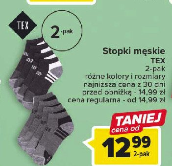 Stopki męskie Tex promocja