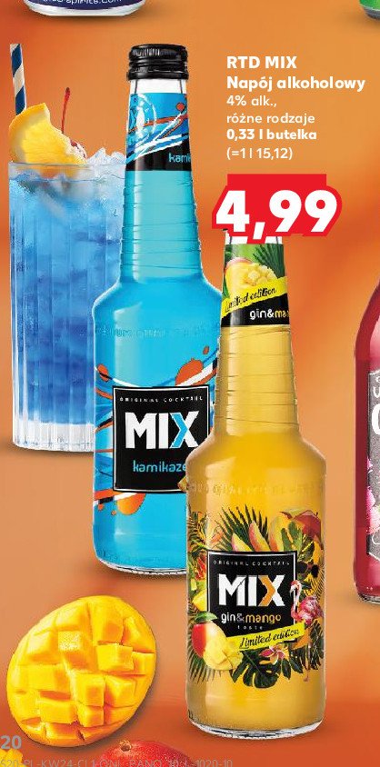 Drink gin & mango MIX promocja