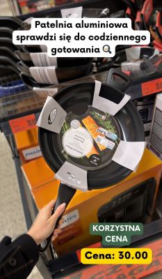 Patelnia aluminiowa promocja w Kaufland