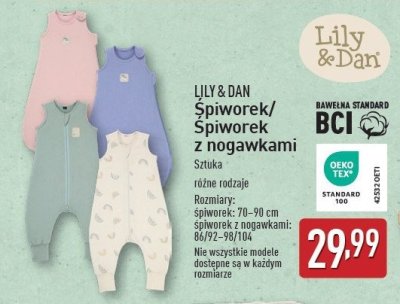 Śpiworek z nogawkami 70-90 Lily & dan promocja