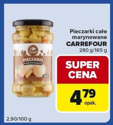 Pieczarki całe marynowane CARREFOUR promocja w Carrefour Express