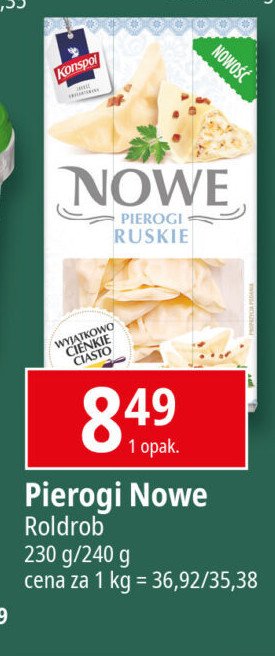 Pierogi ruskie Konspol promocja