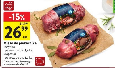 Mięso do piekarnika szynka promocja w Intermarche