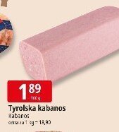 Tyrolska kabanos Mokate promocja w Leclerc