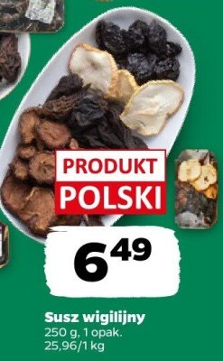 Susz wigilijny promocja w Netto