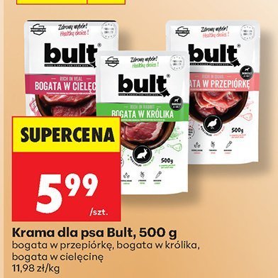 Karma dla psa Bult, 500 g promocja w Biedronka