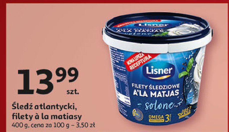 Filety śledziowe a'la matjas Lisner promocja