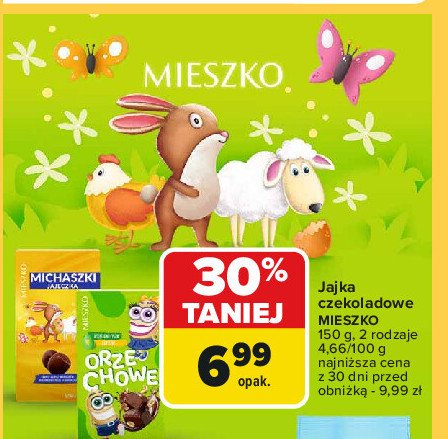 Jajeczka orzechowe Mieszko michaszki promocja