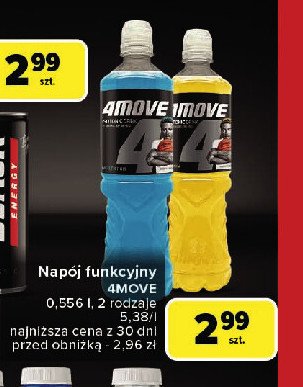 Napój orange 4move promocja w Carrefour