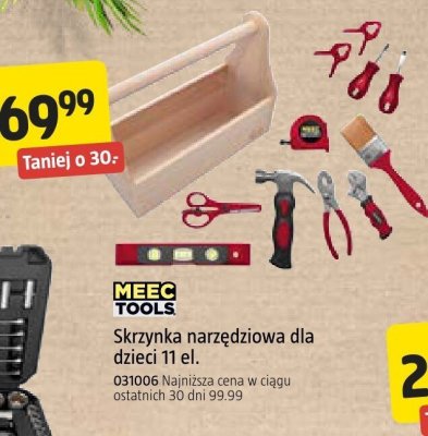 Skrzynka narzędziowa dla dzieci MEEC TOOLS 11 el. 031006 promocja w Jula