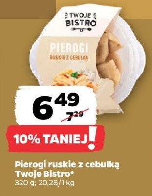 Pierogi ruskie z cebulką promocja w Netto