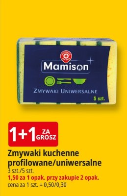 Zmywaki kuchenne profilowane/uniwersalne Mamison promocja w Leclerc