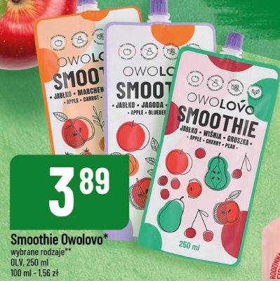 Smoothie Owolovo wybrane rodzaje promocja w POLOmarket