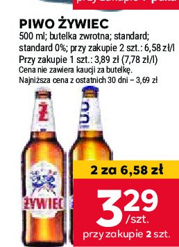 Piwo Żywiec bezalkoholowe promocja w Stokrotka