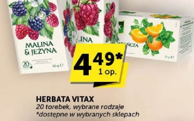Herbata Vitax promocja w Groszek
