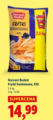 Frytki Harvest Basket Frytki karbowane, XXL promocja w Lidl
