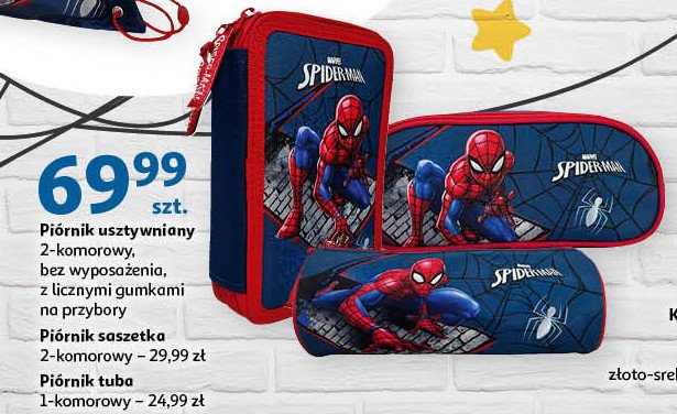 Piórnik saszetka spiderman promocja