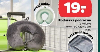 Poduszka podróżna promocja w Netto