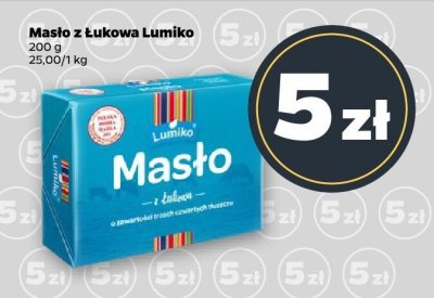 Masło z Łukowa  promocja w Netto