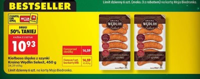 Kiełbasa promocja w Biedronka