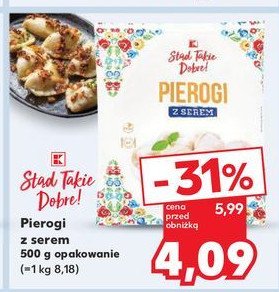 Pierogi z serem K-classic promocja w Kaufland