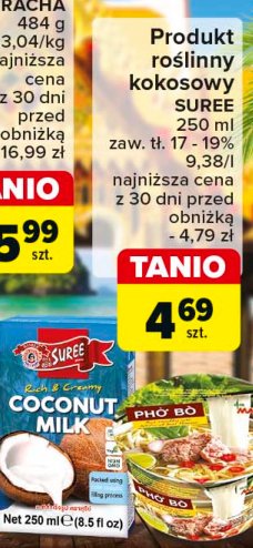 Mleko kokosowe Suree promocja w Carrefour Market