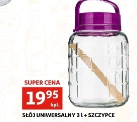 S艂oik do kiszenia og贸rk贸w 3 l + szczypce promocja