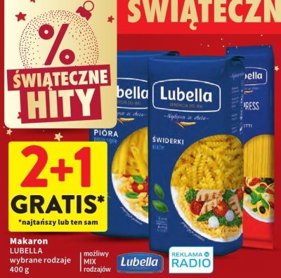 Makaron LUBELLA wybrane rodzaje promocja w Intermarche