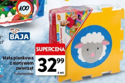 Mata piankowa z motywem zwierząt promocja w Intermarche