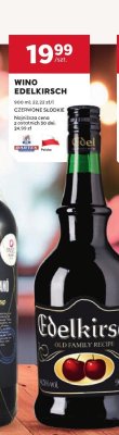 Wino Edelkirsch czerwone słodkie promocja w Stokrotka