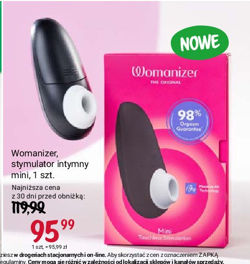 Stymulator mini Womanizer promocja