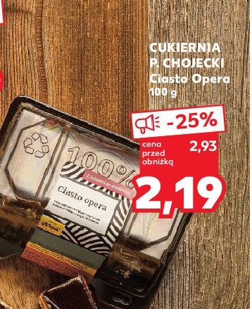 Ciasto opera Chojecki promocja w Kaufland