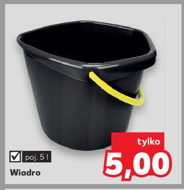 Wiadro 5 l promocja w Kaufland