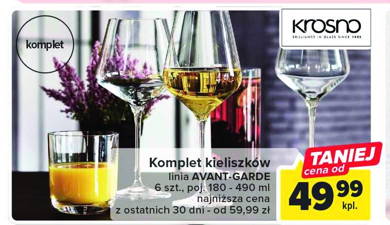 Kieliszki do szampana avant-garde 180 ml