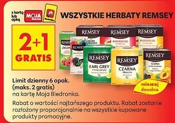 Wszystkie herbaty 2+1 gratis promocja w Biedronka