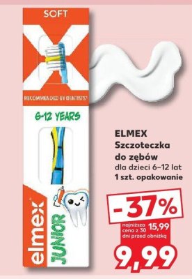 Szczoteczka do zębów Elmex Junior 6-12 lat promocja w Kaufland