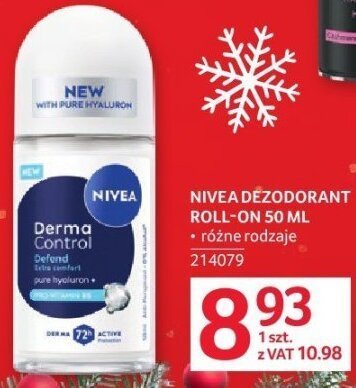 Dezodorant roll-on Nivea Dermo Control promocja w Selgros