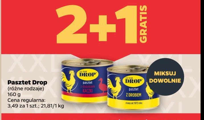 Pasztet drobiowy Drop promocja w Netto