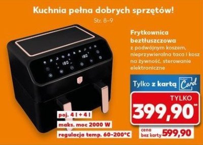 Frytkownica podw贸jna 2000w Berlinger haus promocja