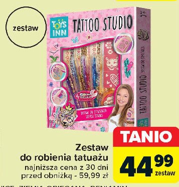 Studio tatuażu Toys inn promocja