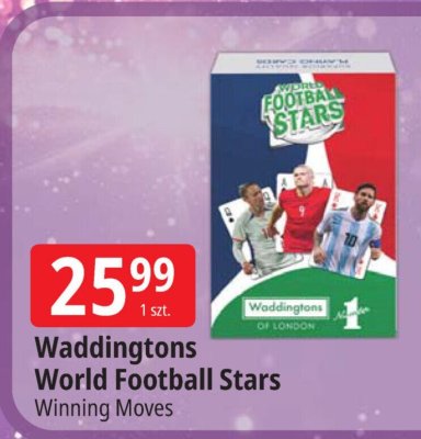 Gra Waddingtons World Football Stars Winning Moves promocja w Leclerc