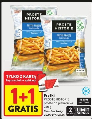 Frytki PROSTE HISTORIE proste do piekarnika promocja w Intermarche