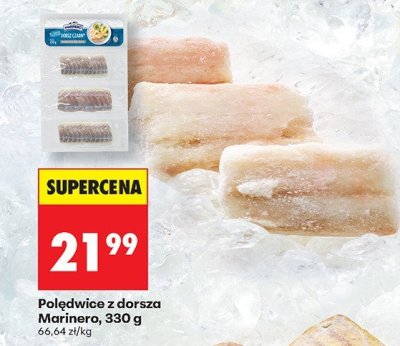 Polędwice z dorsza Marinero, 330 g promocja w Biedronka