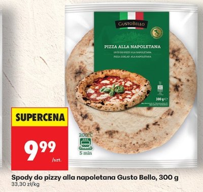 Spody do pizzy alla napoletana 300 g promocja w Biedronka