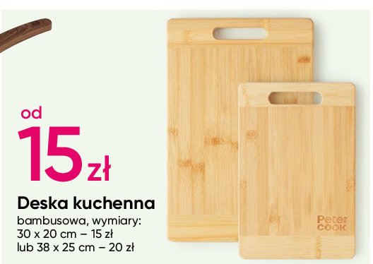 Deska do krojenia 38 x 25 cm promocja w Pepco