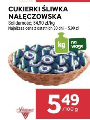 Cukierki Śliwka Nałęczowska promocja w Stokrotka