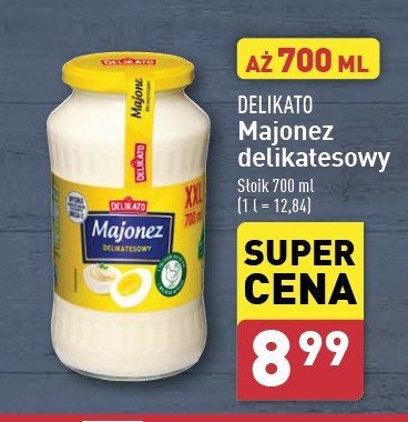 Majonez delikatesowy DELIKATO (ALDI) promocja