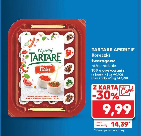 Aperifrais italiano Tartare promocja