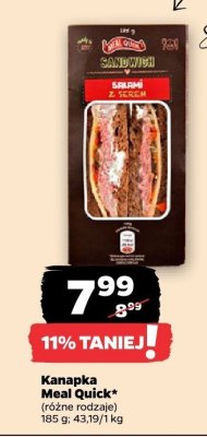 Kanapka (różne rodzaje) 185 g promocja w Netto