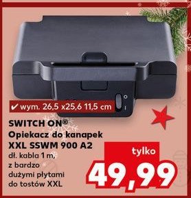 Opiekacz do kanapek sswm 900 a2 Switch on promocja w Kaufland